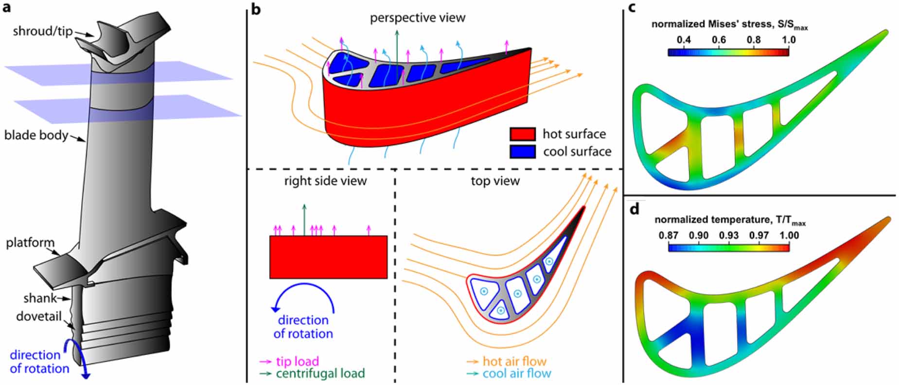Optimal turbine blade design enabled by auxetic honeycomb